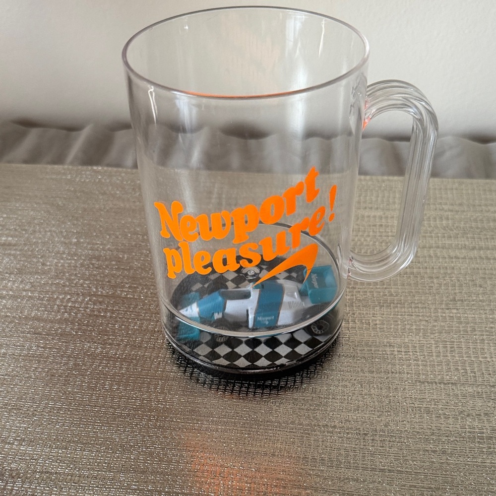 Vintage Collectible Newport Pleasure 1990 Indy Race Car Mug